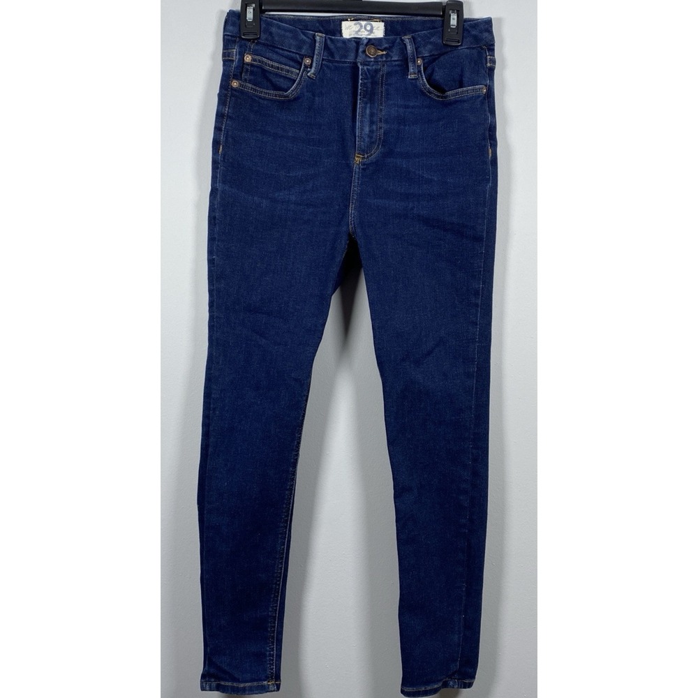 Free People High Rise Jeans - Dark Blue